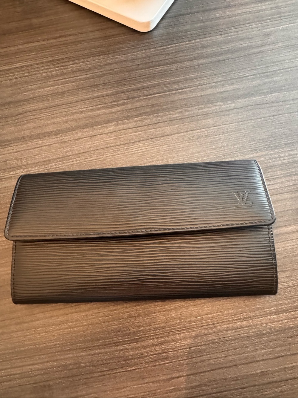 Louis Vuitton Brown Epi Leather Long Flap Card Holder Wallet
